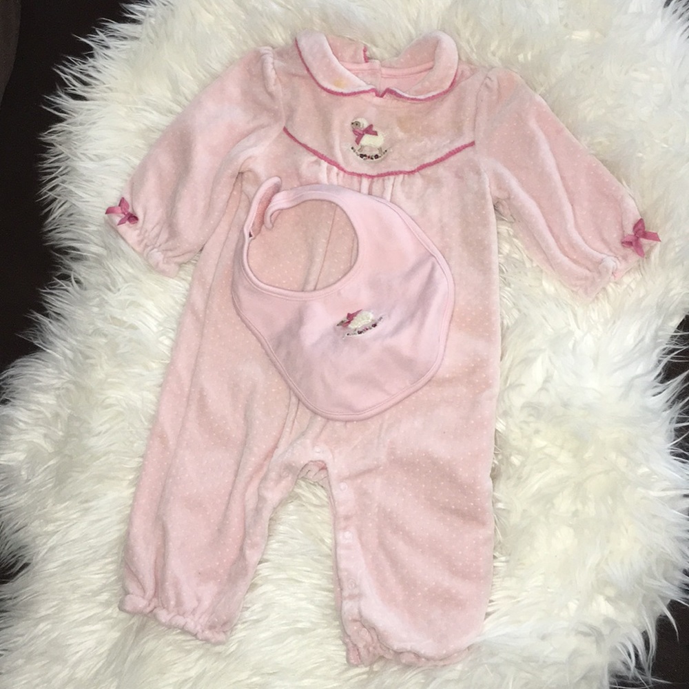 Janie and Jack pink layette